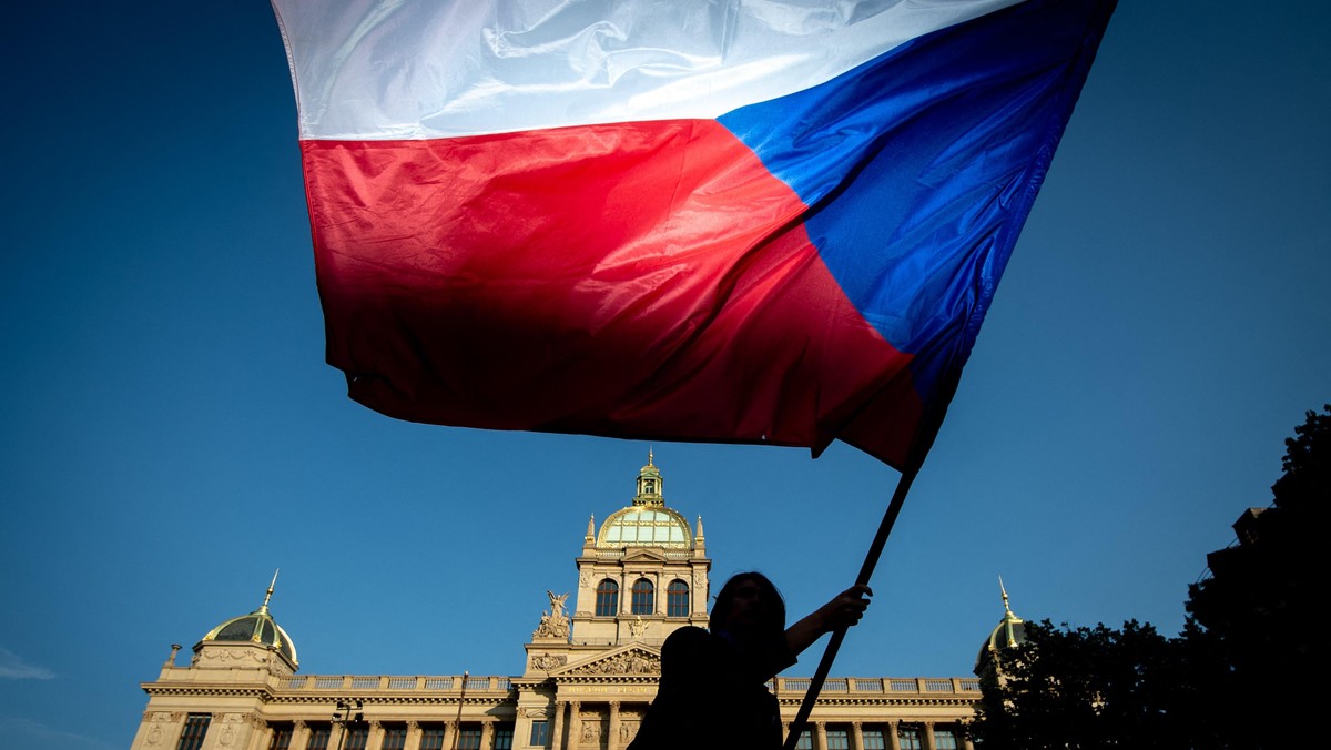 Demonstration in Prague