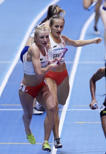 Sztafeta kobiet 4x400 m z rekordem Polski 3.26,09 zdobyła w Birmingham srebrny medal