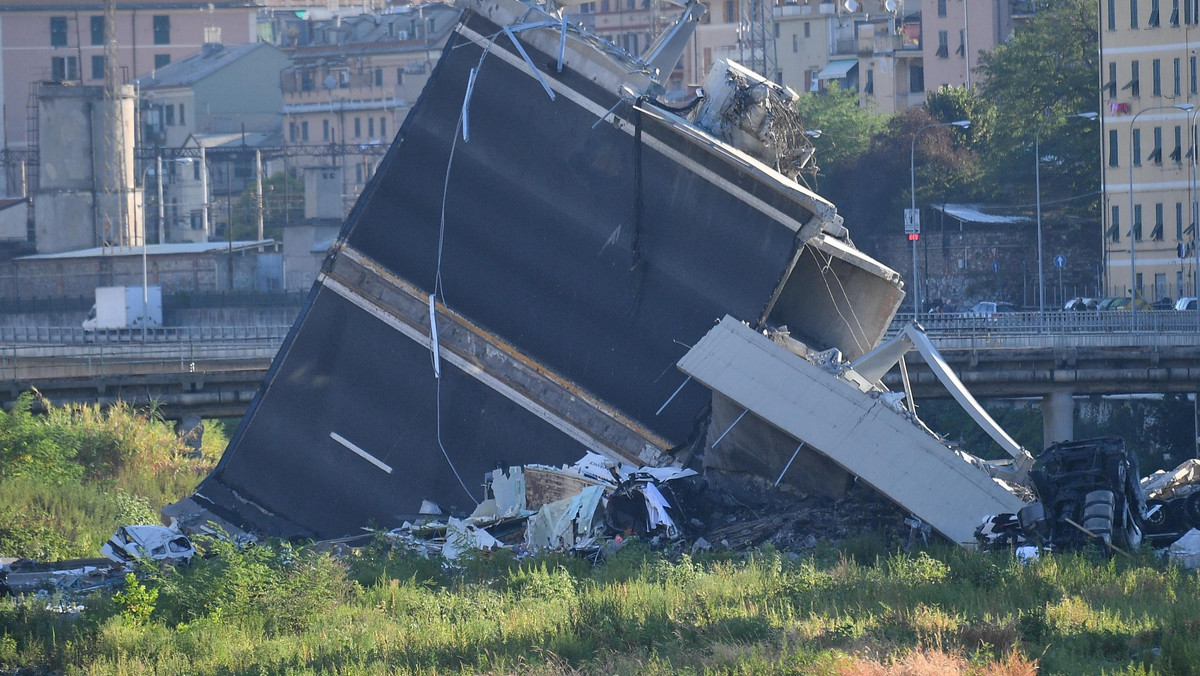 Katastrofa mostu w Genui. Prokurator: to błąd ludzki