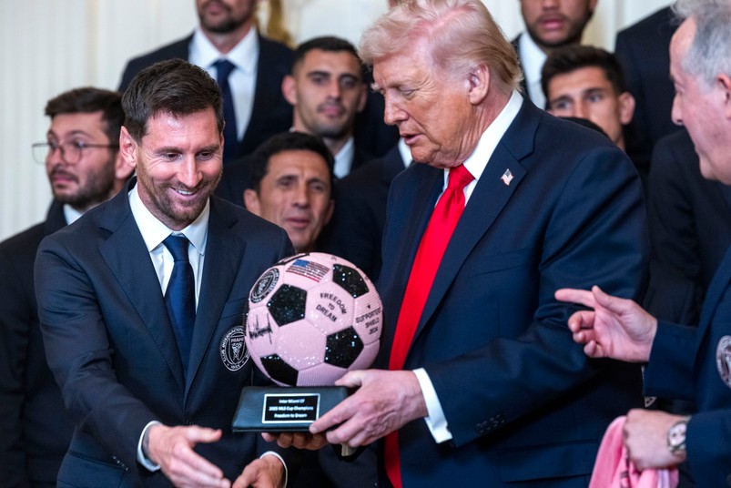 Lionel Messi spotkał się w Białym Domu z Donaldem Trumpem [FOTO]