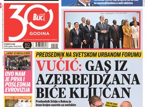 Blic naslovna strana za 19.5.