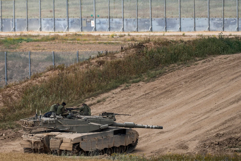 Izraelska vojska na južnoj granici sa Gazom 8. aprila