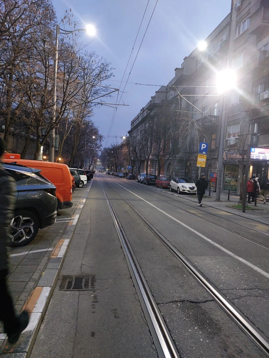 Resavska ulica, protest