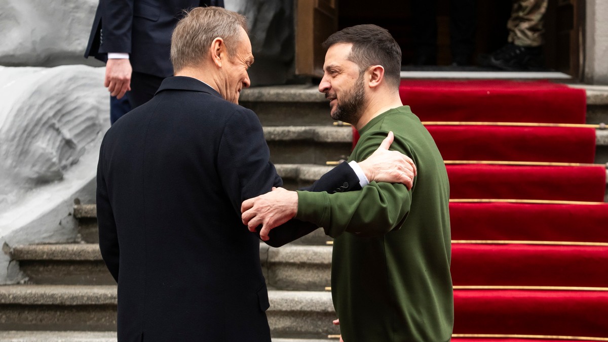 Wołodymyr Zełenski reaguje na wpis premiera Tuska. "Musimy trzymać się razem"