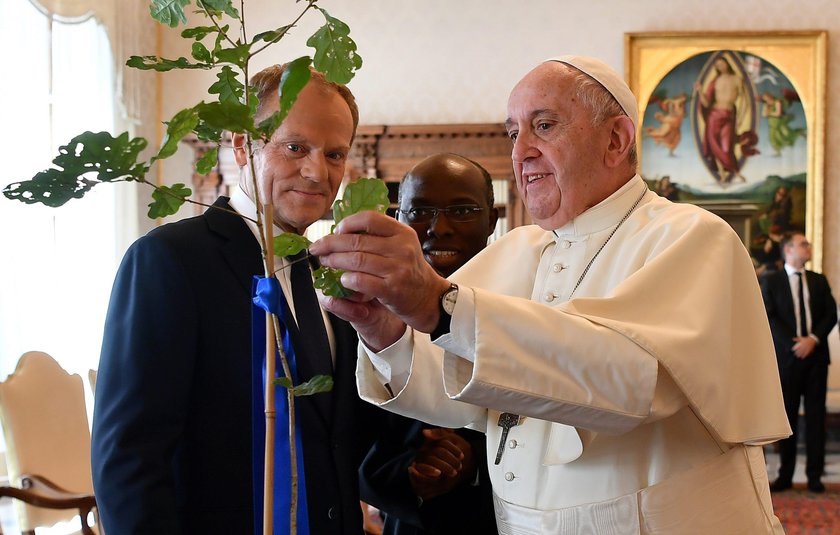 Donald Tusk z rodziną u papieża Franciszka