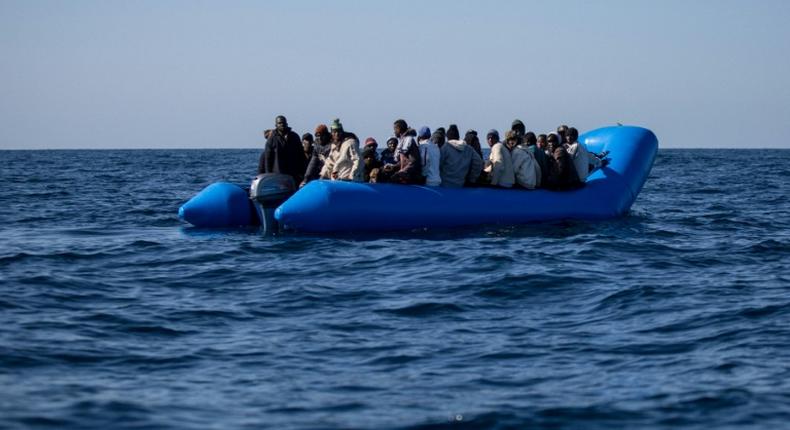 Hundreds of African migrants often make the dangerous journey to Italy through the Mediterranean daily (AFP) 