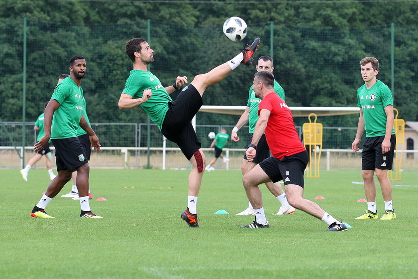 Pilka nozna. Ekstraklasa. Legia Warszawa. Zgrupowanie w Warce. 18.06.2018