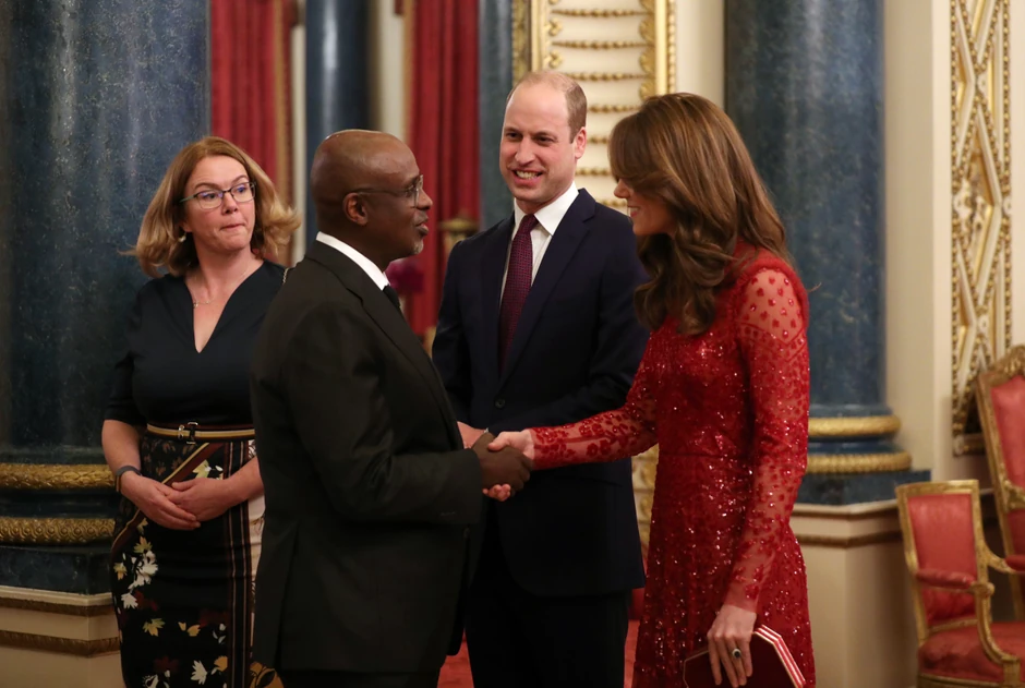 Prvi put samostalni domaćin prijema - princ Vilijam 