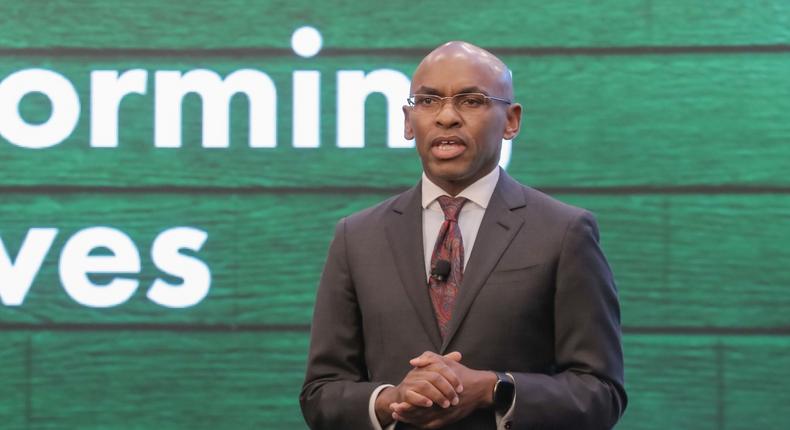 Safaricom CEO Peter Ndegwa