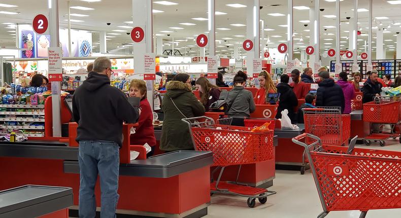 Target CEO Brian Cornell said Americans will make fewer shopping trips this year, Bloomberg reported.