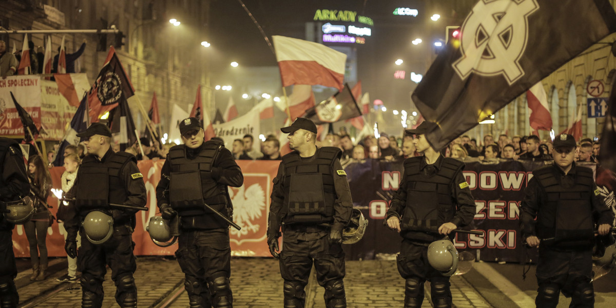 Tak Wrocław świętował niepodległość.