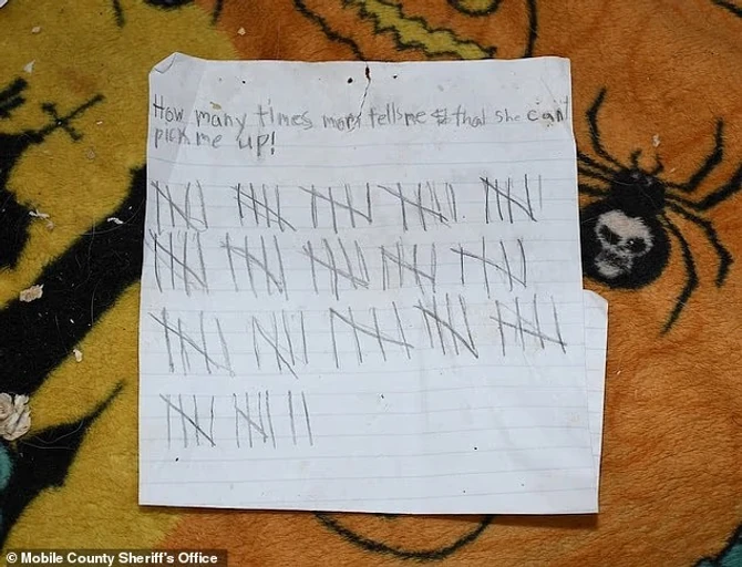 Devojiča je beležila svako odbijanje majke da dođe po nju