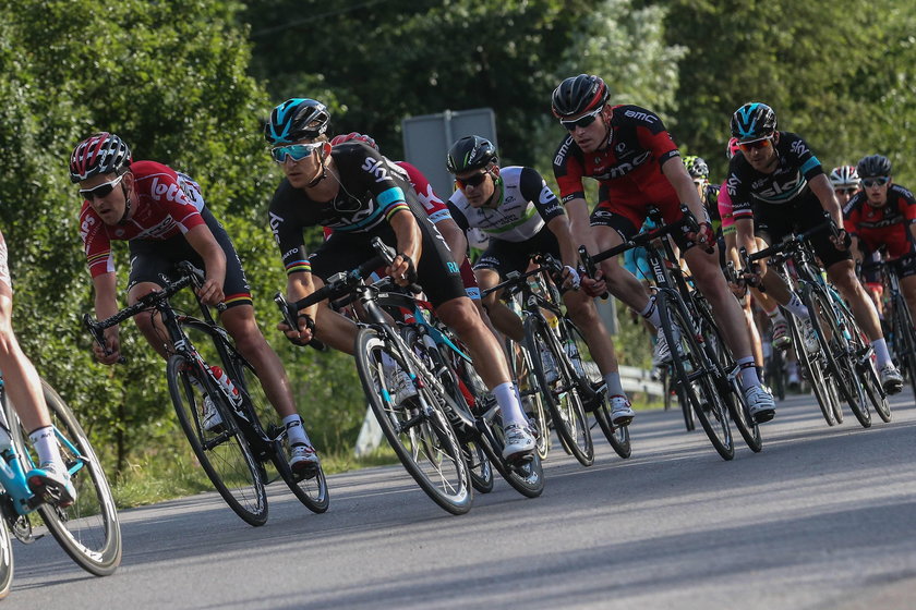 Michał Kwiatkowski zaliczył groźny upadek na trasie Tour de Pologne