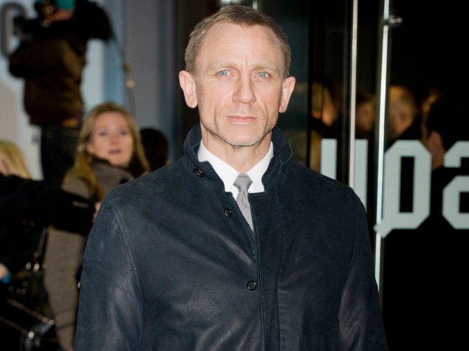 Daniel Craig na premierze w Londynie