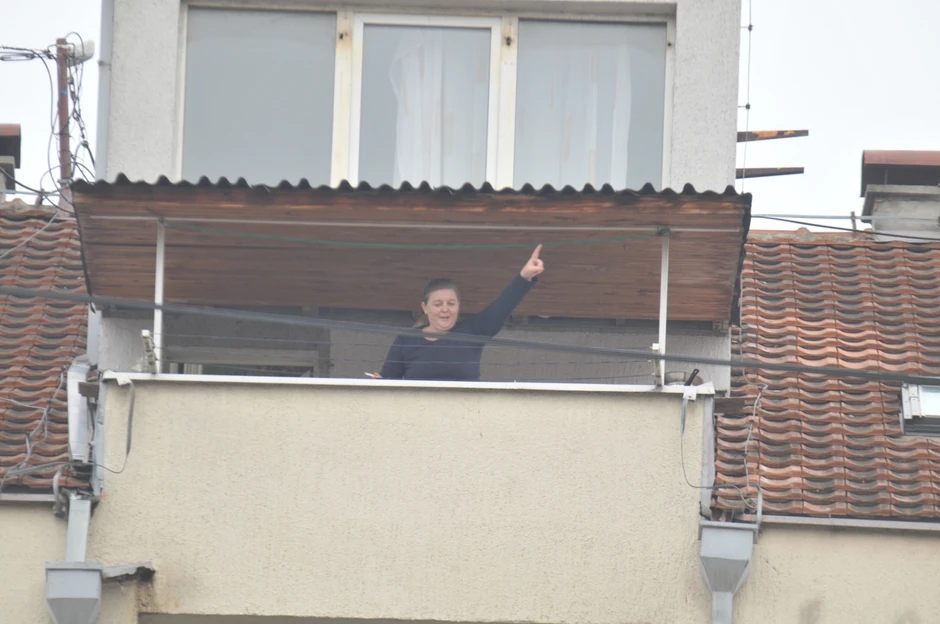 Mirjana Jakšić na terasi svog stana