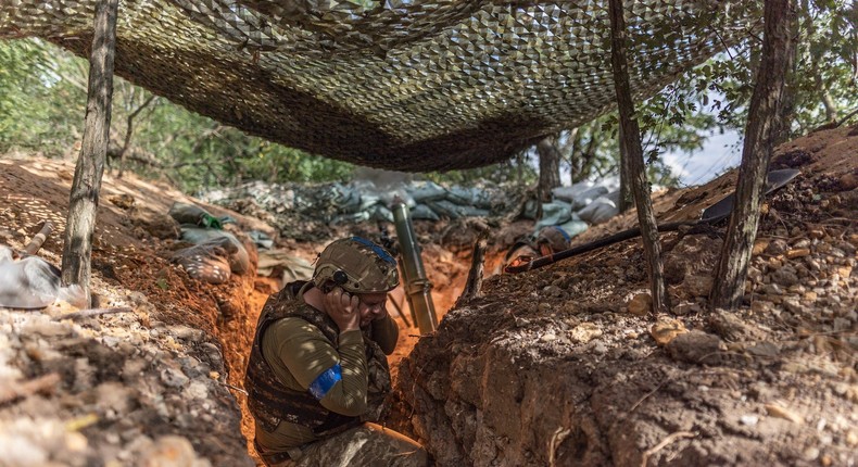 Firepower is so deadly and pervasive in the Ukraine war that both sides are forced to dig in and try to advance in short increments.Diego Herrera Carcedo/Anadolu via Getty Images