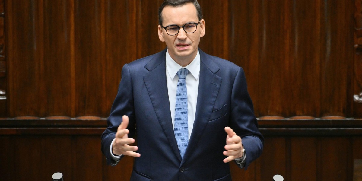 Mateusz Morawiecki wygłosi orędzie w piątek wieczorem.