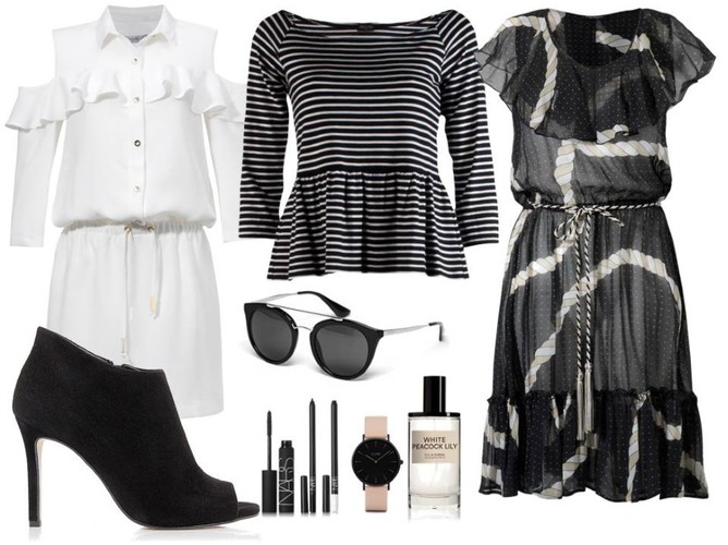 Ubrania z falbanami na lato 2017