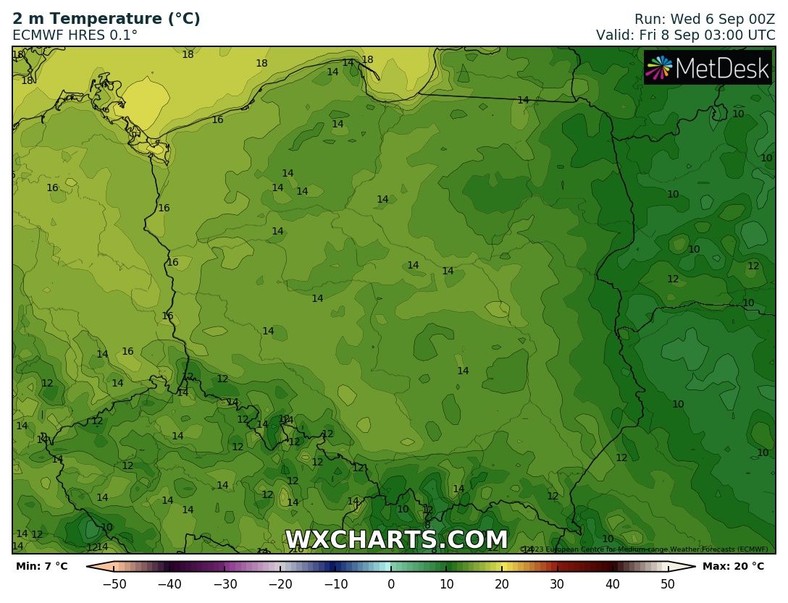 Mimo ciepłego dnia, w nocy zrobi się chłodno