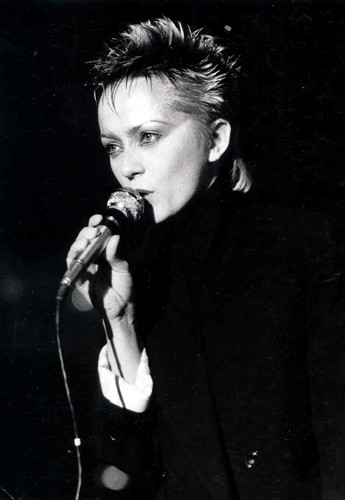 Małgorzata Ostrowska na festiwalu Opole'83 (foto z archiwum artystki)