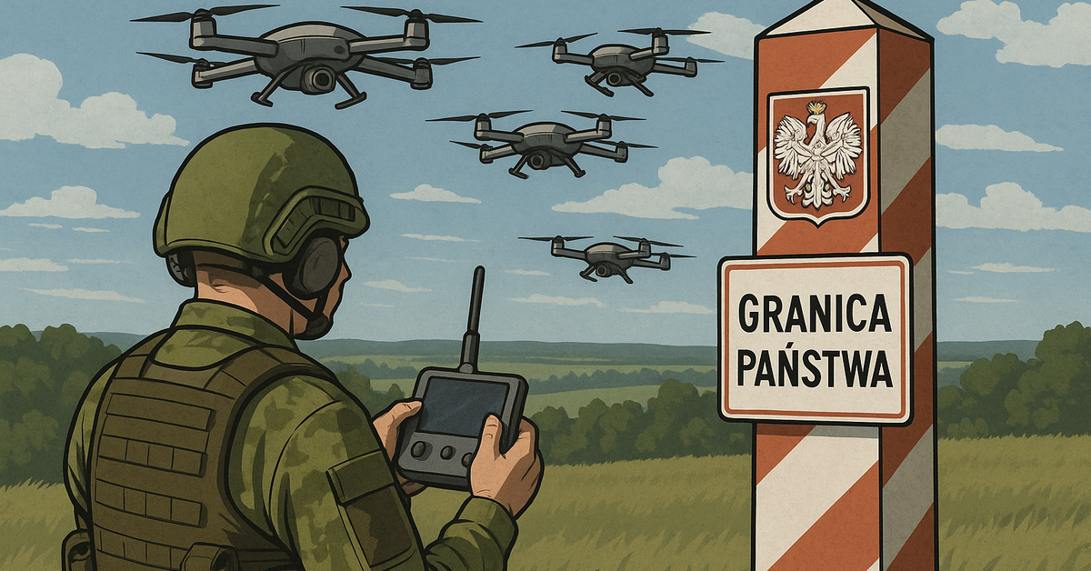 Mur dronów narazie leży! Bruksela o nim mówi, ale nie inwestuje.