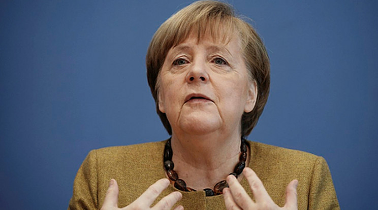 Merkel: újabb járványhullámmal fenyeget a "brit" vírusváltozat/Fotó: MTI/AP/dpa pool/Michael Kappeler