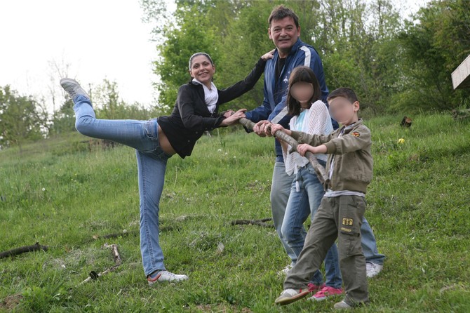 Jelena i Tihomir sa Verom i Arsenijem