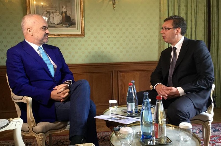 Edi Rama i Aleksandar Vučić