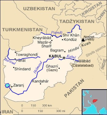 Mapka Afganistanu