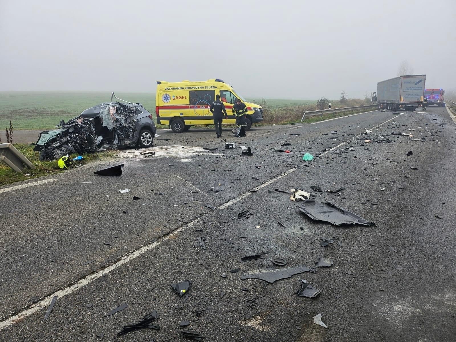 Dopravná nehoda neďaleko Skalice si vyžiadala jeden ľudský život. 