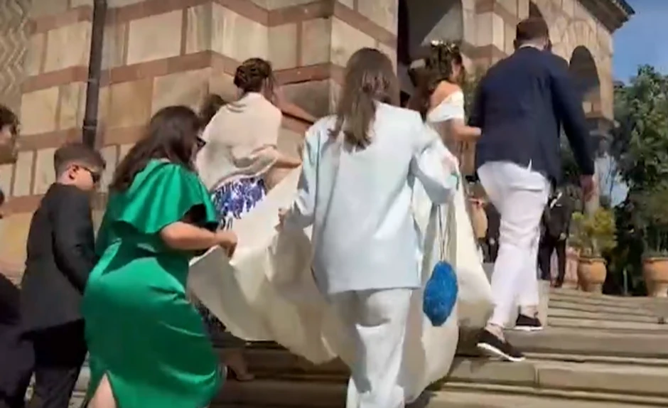 Dragana Kosjerina, venčanje - sestra