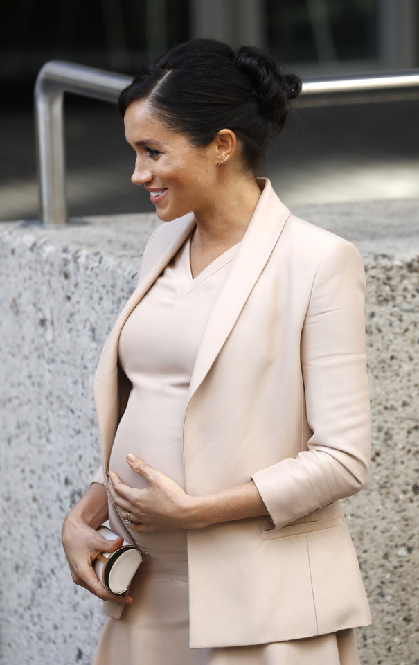 Księżna Meghan i "baby Sussex" podczas publicznego wystąpienia