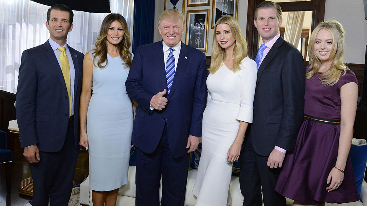 Donald Trump z rodziną