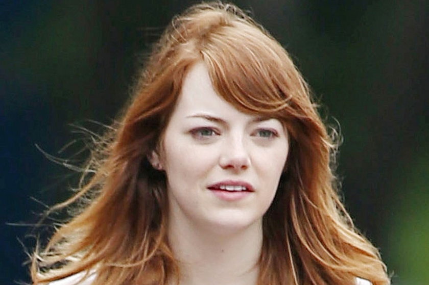 Emma Stone bez makijażu