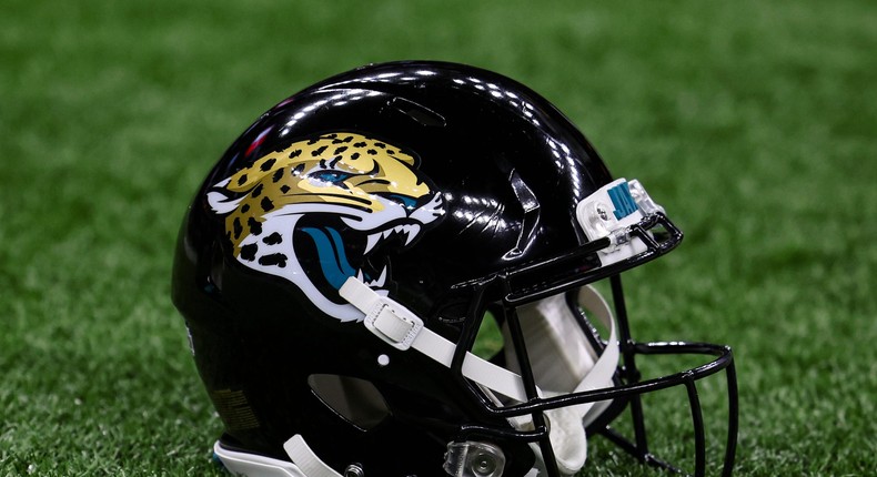 A view of a Jacksonville Jaguars helmet.Perry Knotts/Getty Images