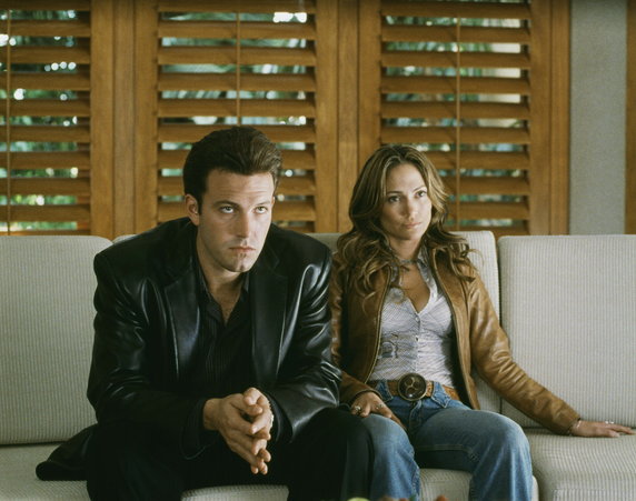 Ben Affleck i Jennifer Lopez w filmie "Gigli" (2003)