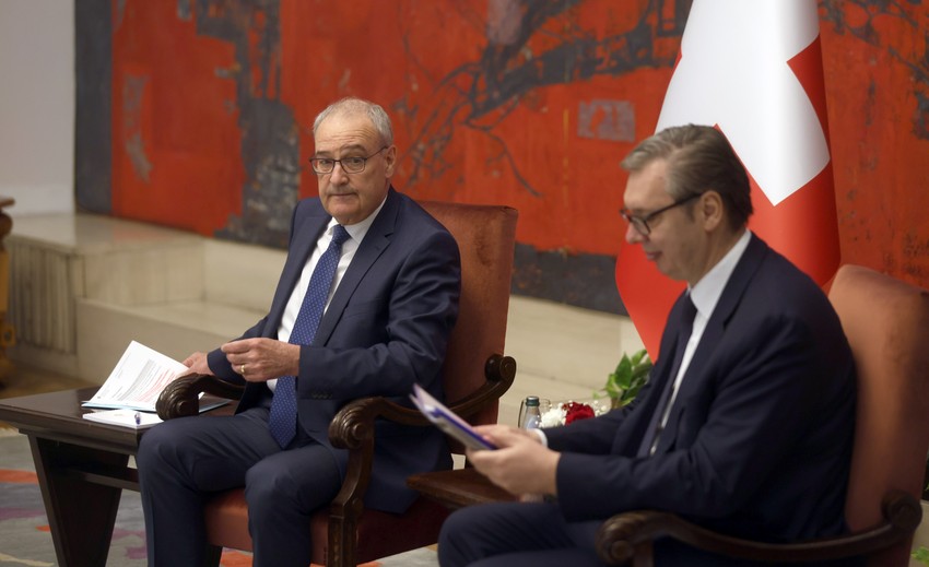Poseta predsednika Švajcarske Konfederacije Gi Parmelana