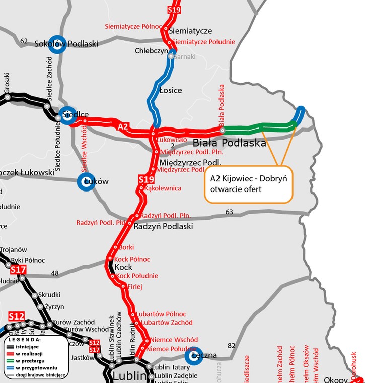 mapa A2 Kijowiec-Dobryń