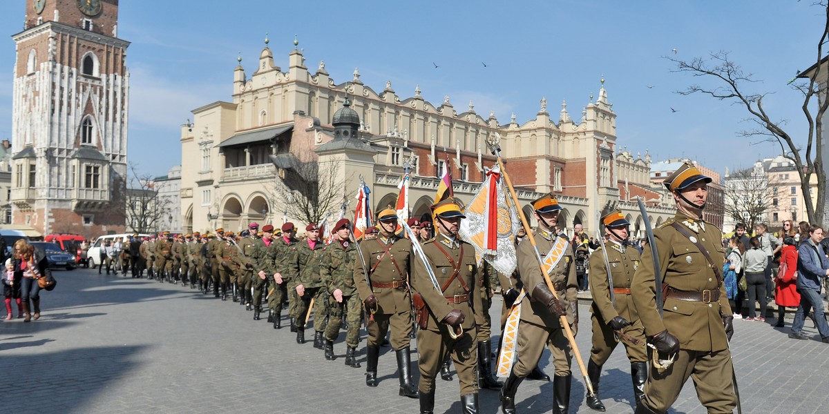 Przemarsz ułanów