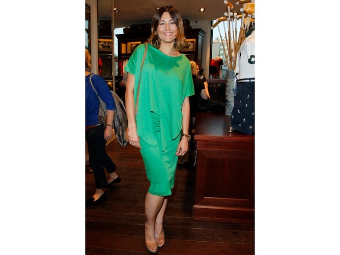 Beata Sadowska na pokazie w salonie Tod's