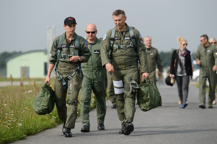 Kamil Stoch leciał myśliwcem F-16