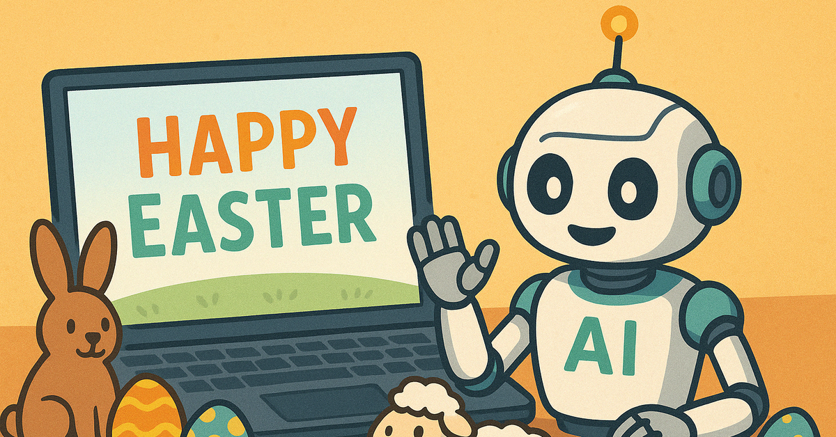 Wielkanoc z AI! Czyli jak sztuczna inteligencja uratowała moje życzenia świąteczne?