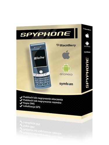 <b>SpyPhone</b>
<br><br>
Oprogramowanie SpyPhone to mobilna wersja SpyLoggera, która współpracuje z większością smartfonów z systemem Android na pokładzie. Pozwala na dyskretne monitorowanie wszelkich działań wykonywanych przez użytkownika telefonu - od zapisywania treści SMS-ów, przez przechwytywanie wykonywanych fotografii, a skończywszy na określeniu przybliżonej lokalizacji urządzenia.