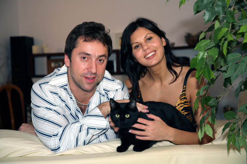 Marcin Miller z żoną