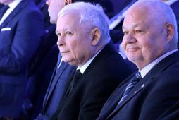 Prezes PiS Jarosław Kaczyński i szef NBP Adam Glapiński