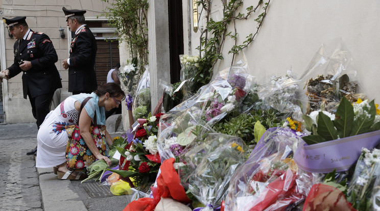  Mario Cerciello Rega meggyilkolása megrázta egész Olaszországot, rengetegen gyászolják / Fotó: MTI Andrew Medichini