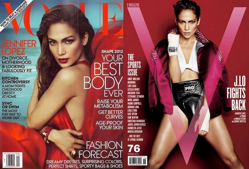 Jennifer Lopez Vogue kwiecień 2012