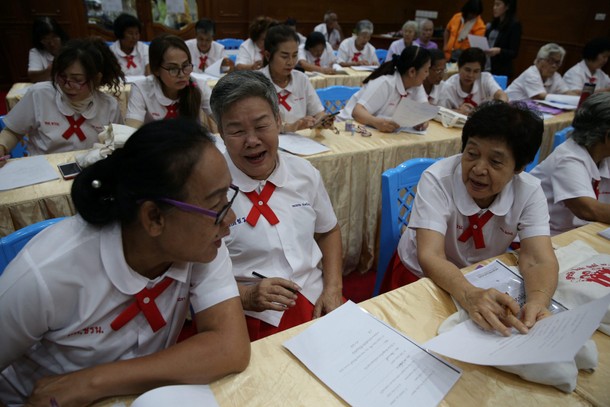 The Wider Image: Back to school for Thailand's elderly