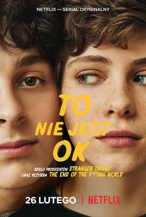 "To nie jest OK": oficjalny plakat serialu Netfliksa 