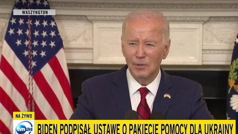 Biden podpisał pomoc wojskową dla Ukrainy, dostawy ruszą w ciągu kilku godzin